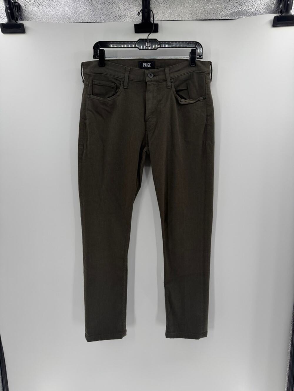 Paige Men's Lennox Slim Jeans - Moss - 33